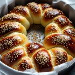 Braided Bread Recipe – Soft, Golden Loaves Anyone Can Master 9 braided loaves in pan with egg wash