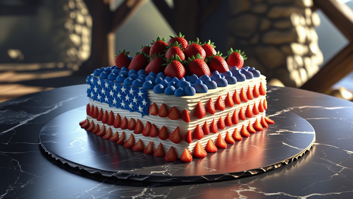 american_cake patriotic flag cake