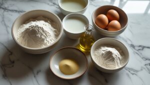 Braided Bread Recipe – Soft, Golden Loaves Anyone Can Master 10 braided bread ingredients on kitchen counter