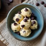 Cottage Cheese Cookie Dough – Healthy Twist With 14g Protein 6 Scooped cottage cheese cookie dough in serving bowls