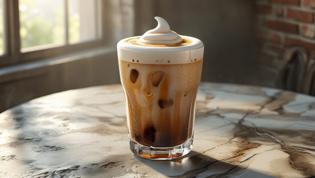 how to make cold foam in iced coffee